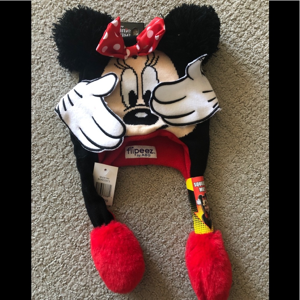 Minnie Mouse flipeez winter hat